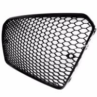 Single frame Front Grill badgeless, black glossy suitable for A5 8F, 13-16