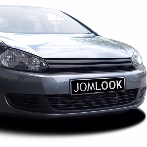 Front Grill badgeless, black suitable for VW Golf 6 year 2008-