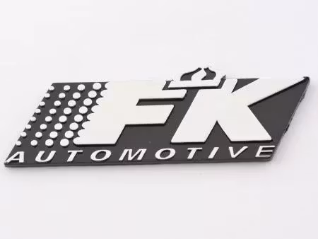 Sticker chrome 3D car sticker 3D FK Automotive Logo chrome