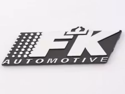 Sticker chrome 3D car sticker 3D FK Automotive Logo chrome