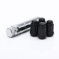 ANTI-THEFT LUG NUTS JR ATN1 - 12X1,5 BLACK.
