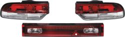 Nissan S13 Taillights Set Red/Clear