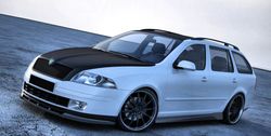 Octavia II 04-08 - DTM-spoiler til støtfanger