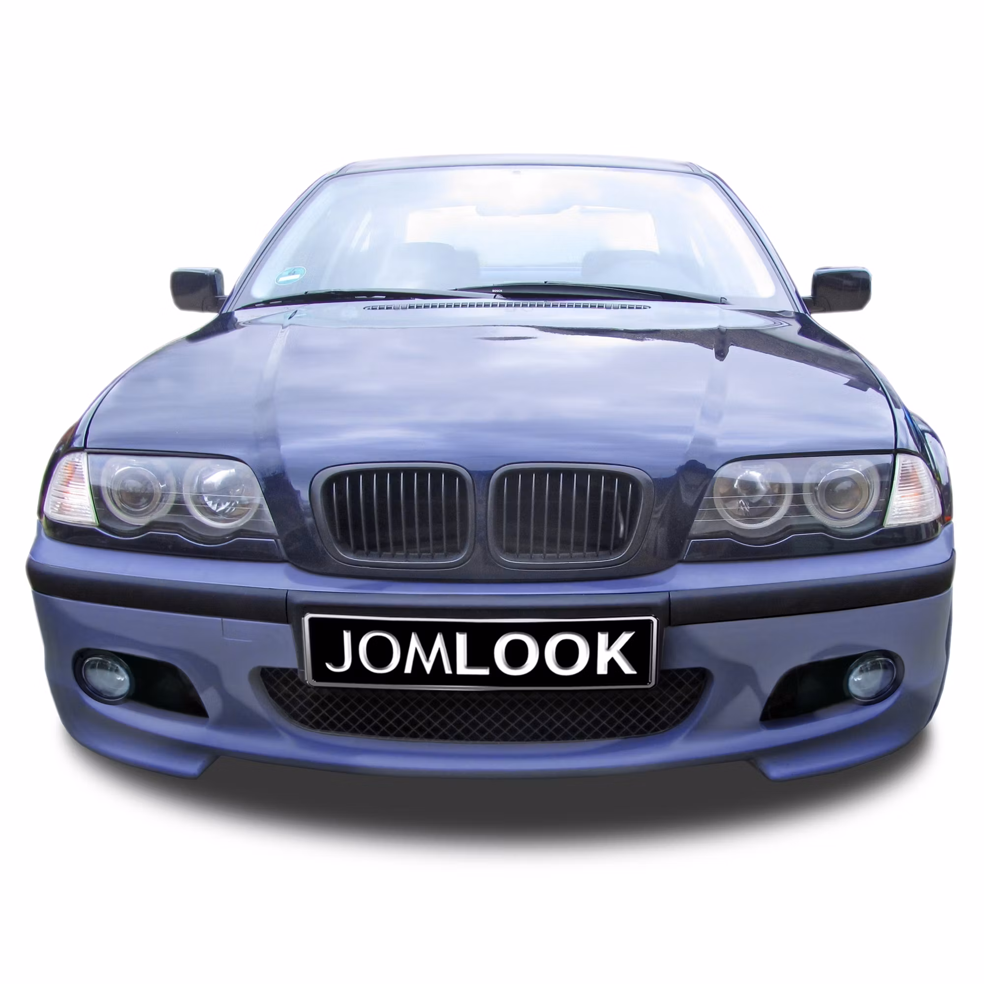 Front bumper with fog light hole suitable for BMW 3er E46 Sedan year 1998 - 2005, not for Coupe and Cabrio !
