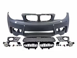 Front bumper in sports design suitable for BMW 1er E81, E82, E87 and E88 year 2004 - 2011