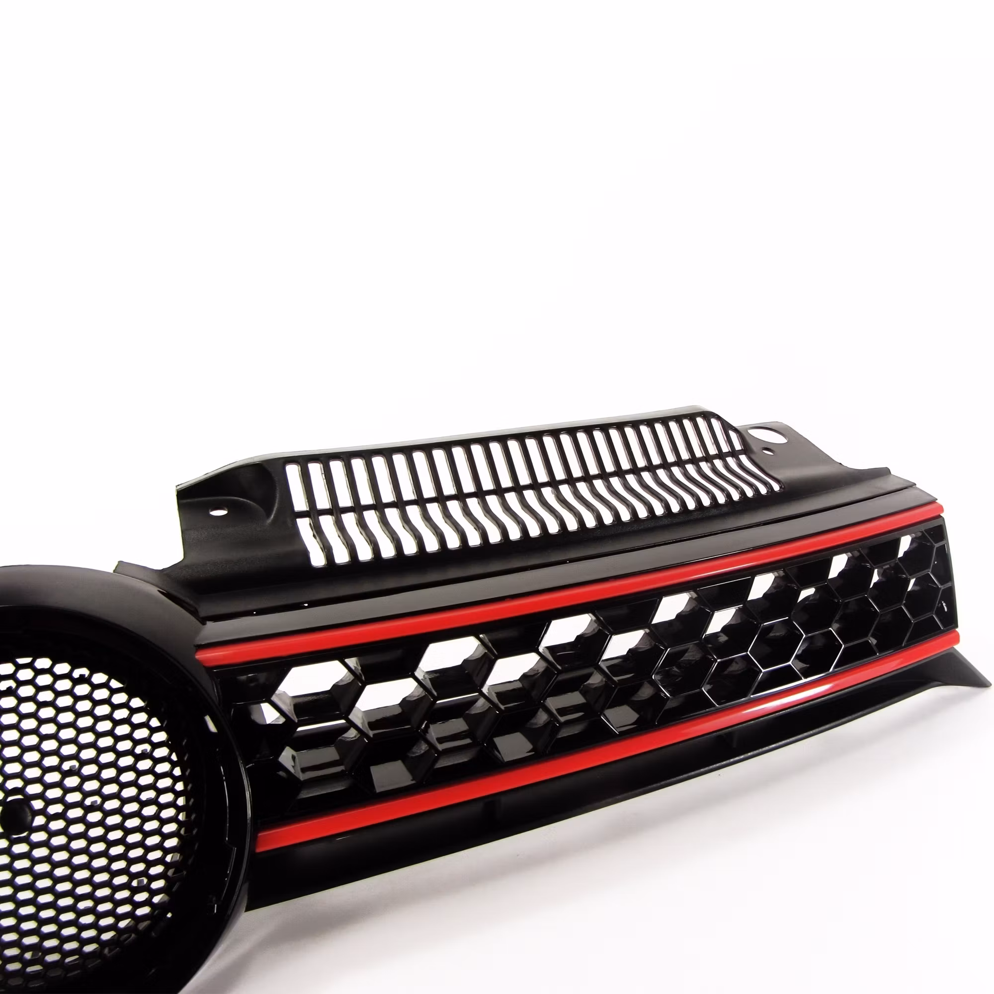 VW Golf 6 Frontgrill Emblemfri Honeycomb GTi Look - Type 3
