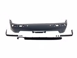 Rear bumper with PDC holes and cover for PDC holes suitable for BMW 5 series E39 sedan 1996 - 2003