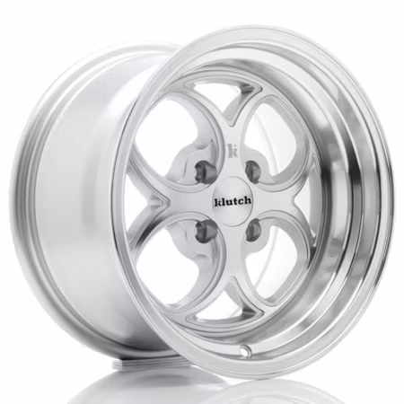 Klutch SL2 15x8,5 ET17 4x100 Silver Machined Face