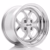 Klutch SL2 16x8 ET10 4x100 Silver Machined Face
