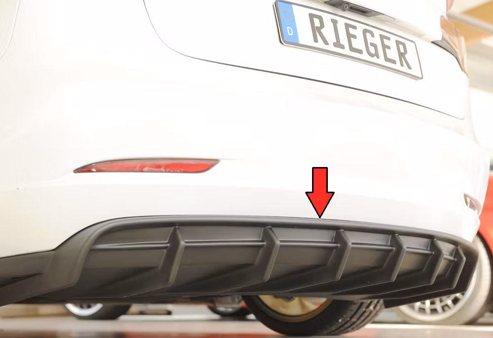 Rieger rear skirt insert