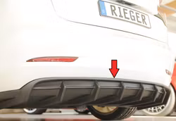 Rieger rear skirt insert