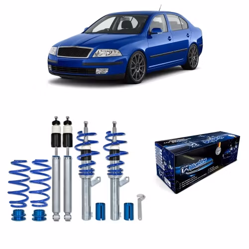 Coilover Kit suitable for Skoda Octavia (1Z) incl. station wagon 1.4, 1.6, 1.8T, 2.0, 2.0T / DSG, 1.9TDi
