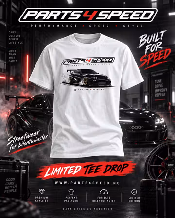 PARTS4SPEED TSHIRT STR  STR  3XL