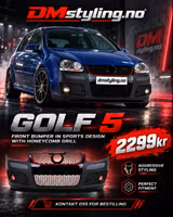 frontfanger til golf 5 med grill
