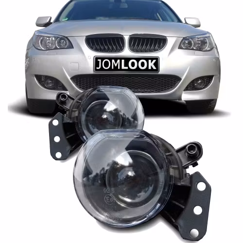 Fog lights clear with Projector lens suitable for BMW E60 sedan & E61 Touring 2003-2007