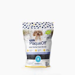 ProDen PlaqueOff® Mini Dental Care Bones – Grönsaks- och Blåbärssmak 340g