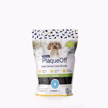ProDen PlaqueOff® Mini Dental Care Bones – Grönsakssmak