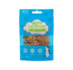 Treateaters Salmon & Catnip strips