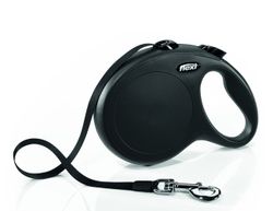 Flexi New Classic L Tape leash 8 m, Black
