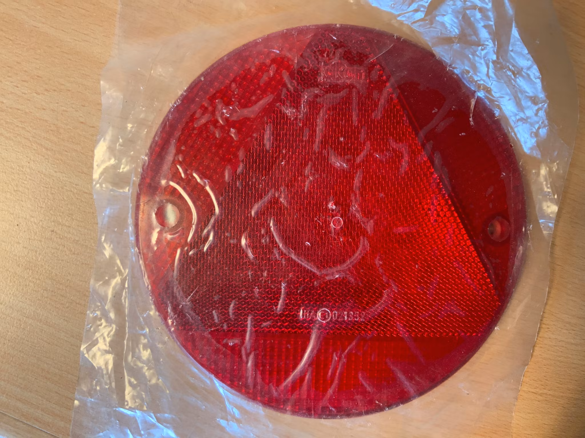 Rund rekleks, 155 mm