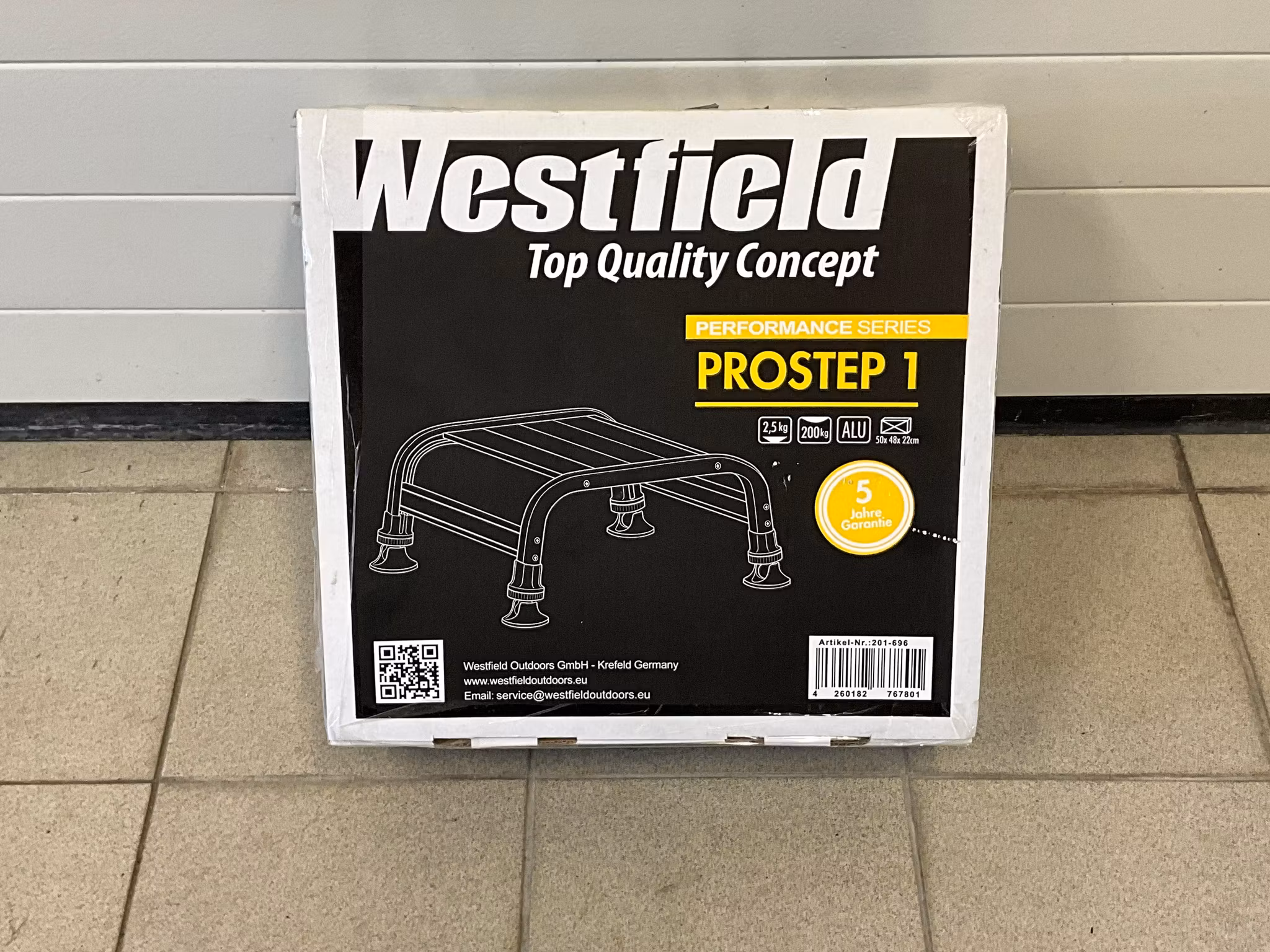 Prostep 1, trapp til bobil/vogn