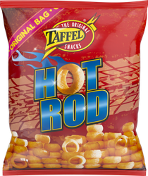 Taffel - Hot Rod kryddade potatisring 110 g