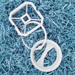 Julstjärneform - Joulutorttumuotti 2-pack