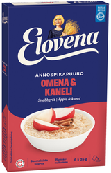 Elovena - Snabbgröt Äpple & kanel 210g