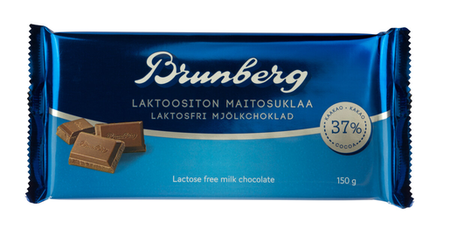 Brunberg - Laktosfri mjölkchoklad 150g UTGÅNGET DATUM 14/5
