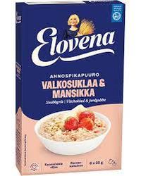 Elovena - Snabbgröt vit choklad och jordgubb 210g