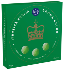Fazer - Gröna marmeladkulor 500g
