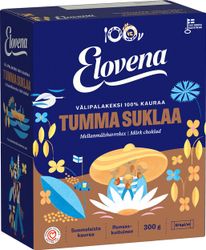 Elovena - mörk choklad mellanmålskex 10x30g