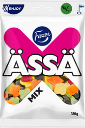 Fazer - Ässä Mix sötsaker med frukt- och lakritssmak godispåse 180g