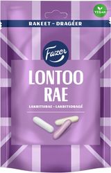 Fazer - Lontoo rae lakritsdragé 175g