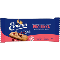 Elovena - havre-lingon mellanmålskex 30g
