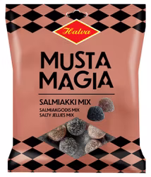 Halva - Musta Magia Salmiakgodis mix 110g
