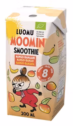 Moomin - Mango banan smoothie ekologisk 200ml