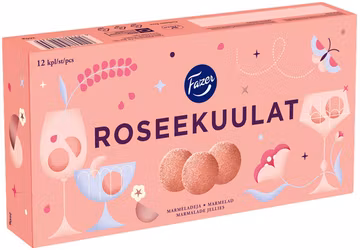 Fazer - Rosékulor godisbox 260g