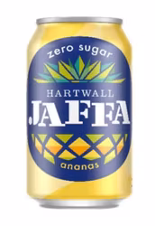 Hartwall - Jaffa ananasläsk Zero sugar 33cl