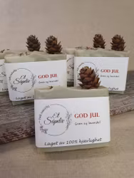 GOD JUL, gran og Lavendel