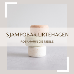 Sjampobar urtehagen, rosmarin og nesle