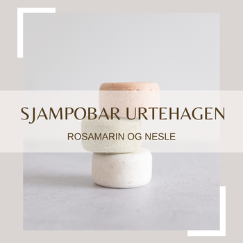 Sjampobar urtehagen, rosmarin og nesle