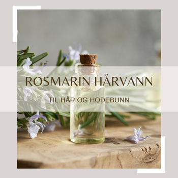 Rosmarin hårvann, til hår og hodebunn
