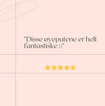 Lavendel øyepute - hvit/grønn/rosa