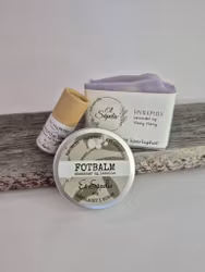 Leppepomade, fotbalm og valgfri såpe