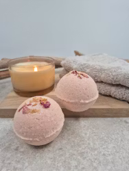 Harmoni badebombe, Lavendel, Bergamott, Ylang Ylang og Geranium