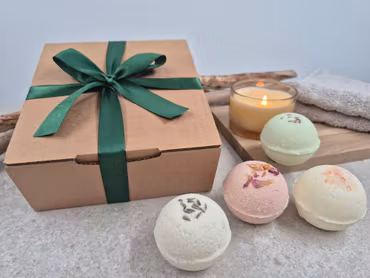 Gaveeske – 4 badebomber