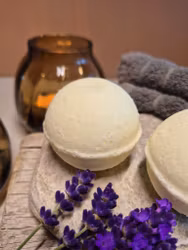 Hvilepuls badebombe, Lavendel og Ylang Ylang