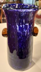 Kunstglass Vase fra Magnor