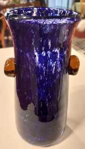 Kunstglass Vase fra Magnor